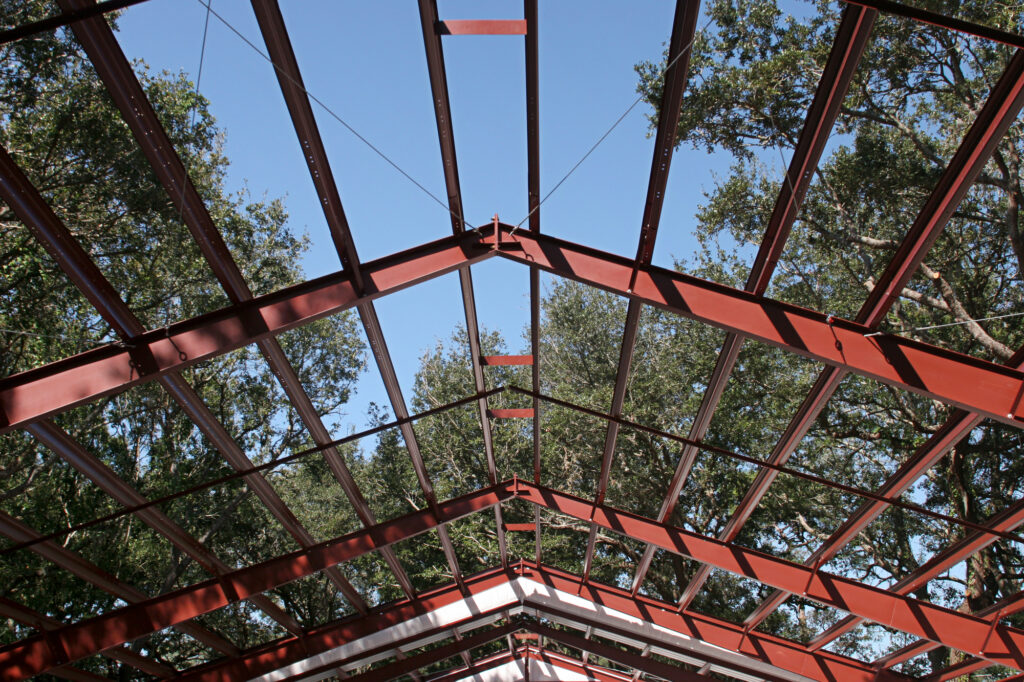 Steel Frame Roof Beams
