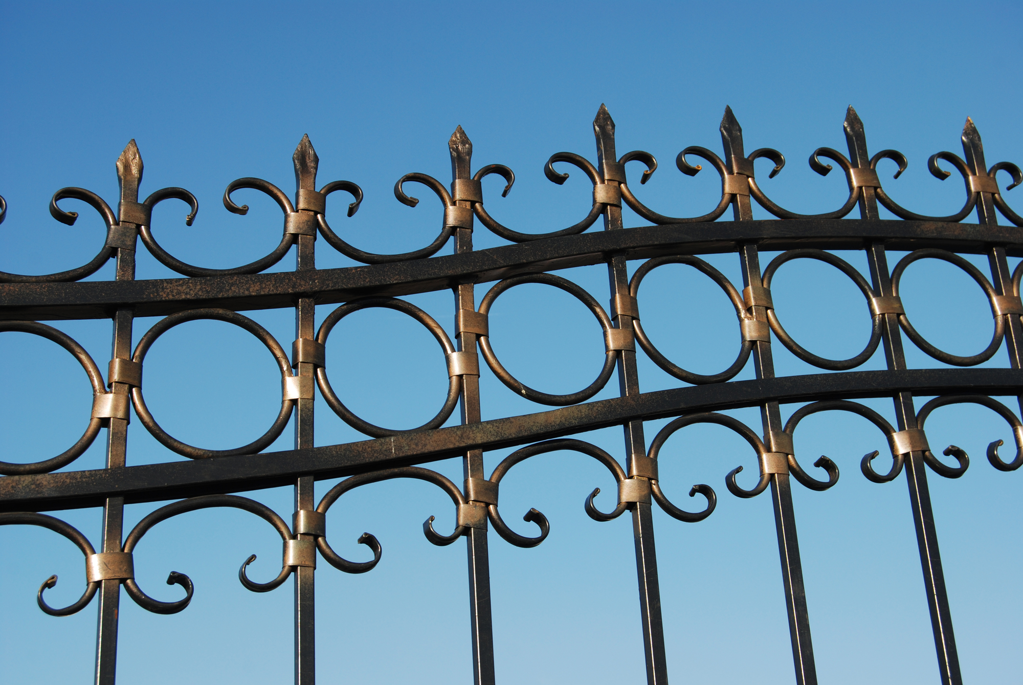 decorative metal gate