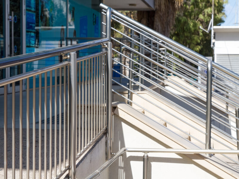 Stainless steel railings stainless steel railings on stairs