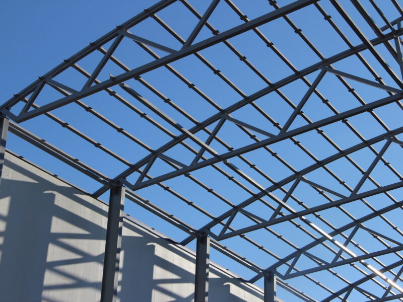 structural steel hanger bay