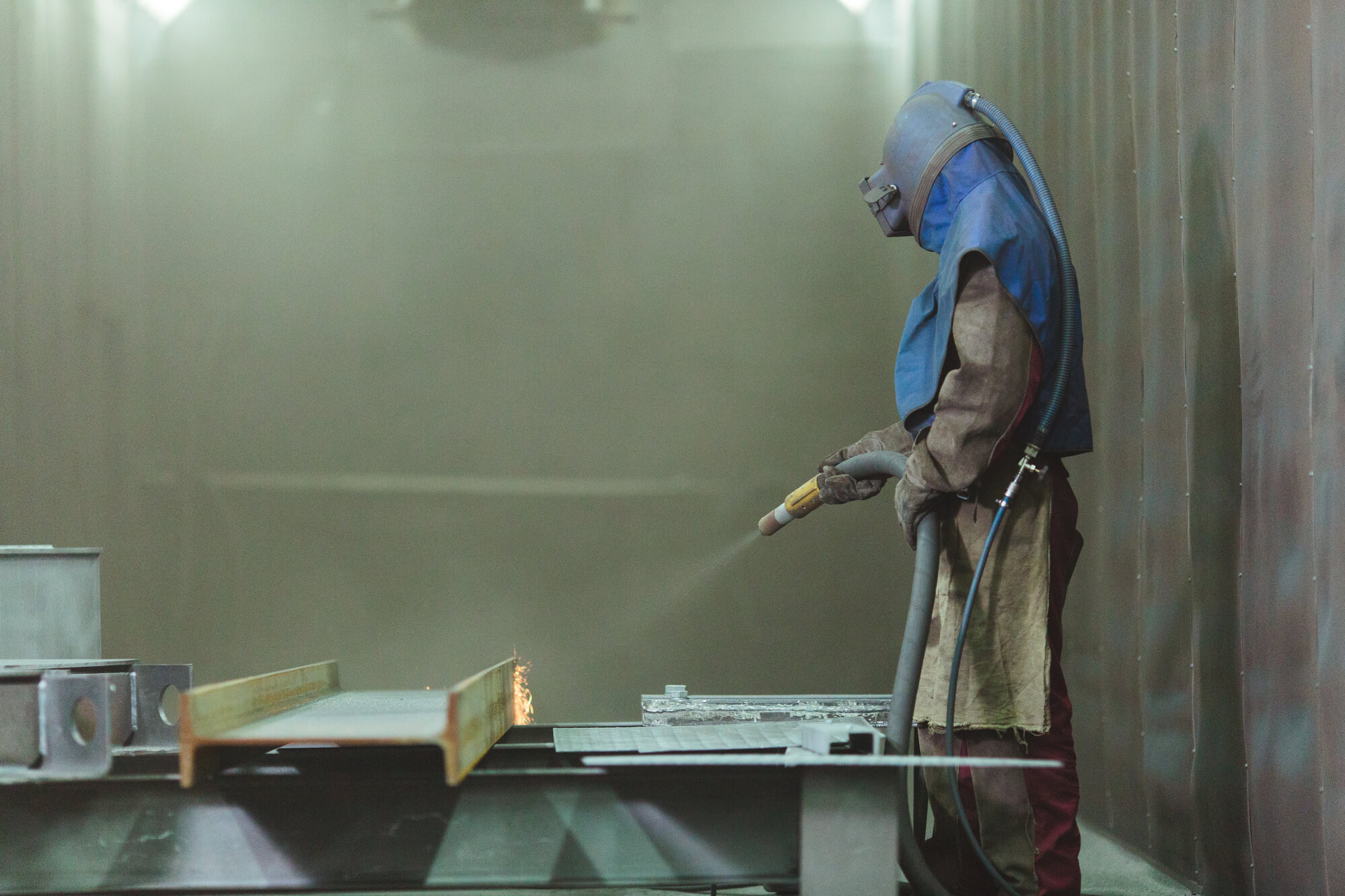 Shot Blasting metal